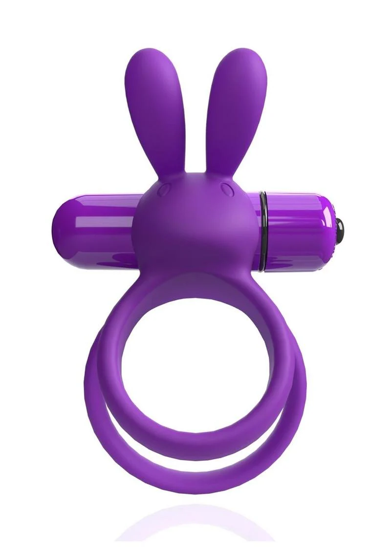 4b Ohare XL Rechargeable Silicone Rabbit Vibrating Cock Ring - Image 4