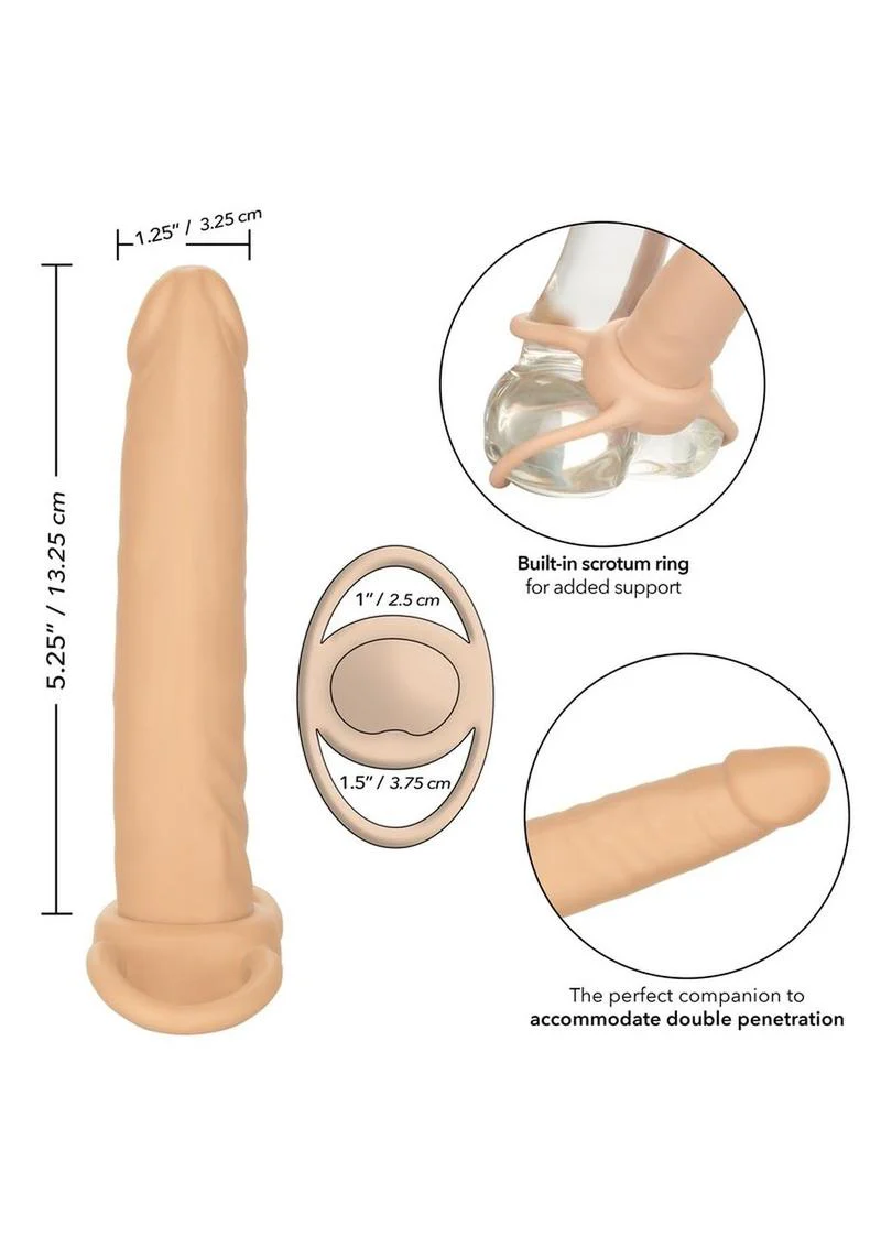 Accommodator Dual Penetrator Dildo Cock Ring - Image 9
