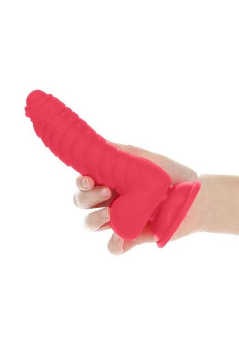 Addiction Toy Collection Tom Silicone Dildo with Balls - Image 4