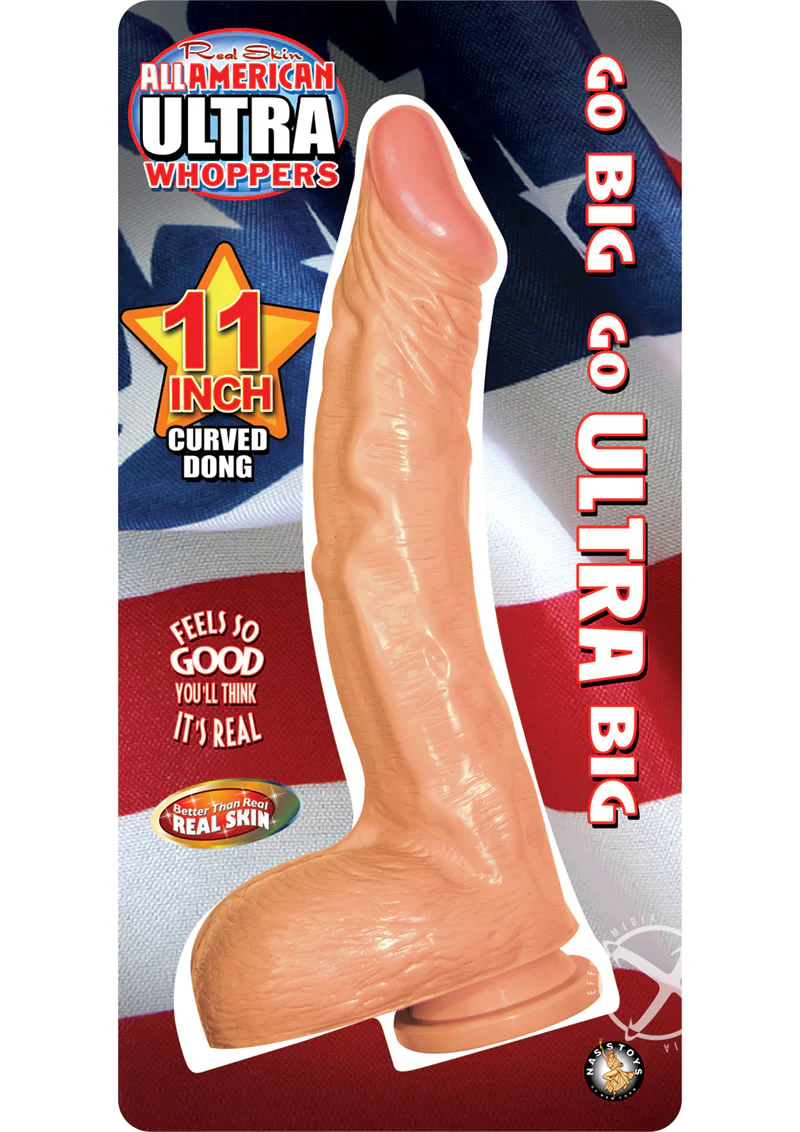 All American Ultra Whoppers Curved Dildo - Image 3