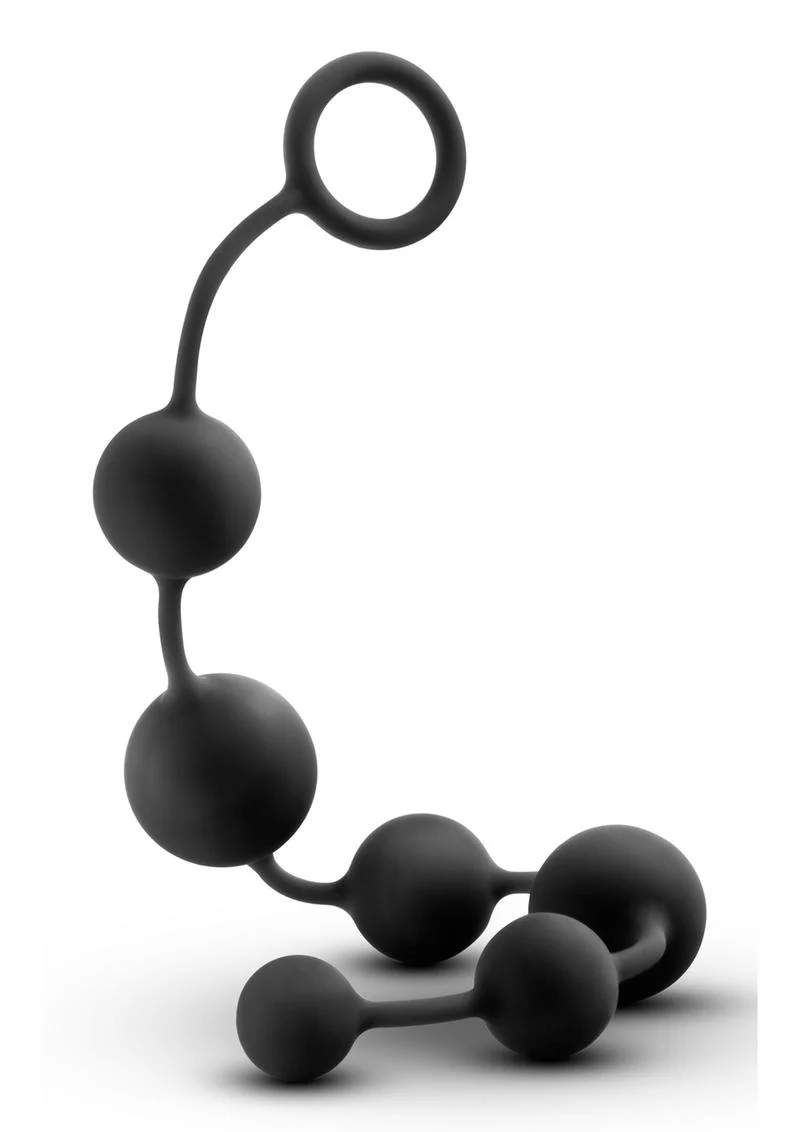 Anal Adventure Platinum Silicone Large Anal Beads - Image 3