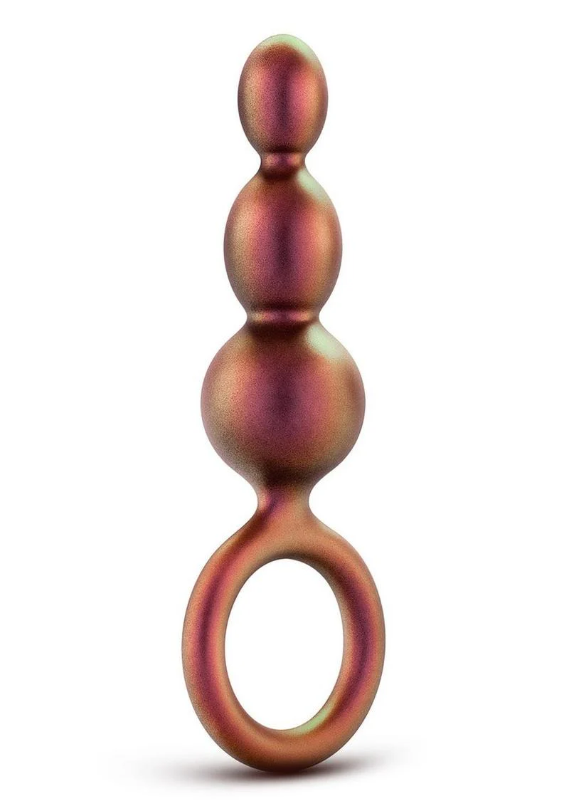 Anal Adventures Matrix Beaded Loop Silicone Plug - Image 2