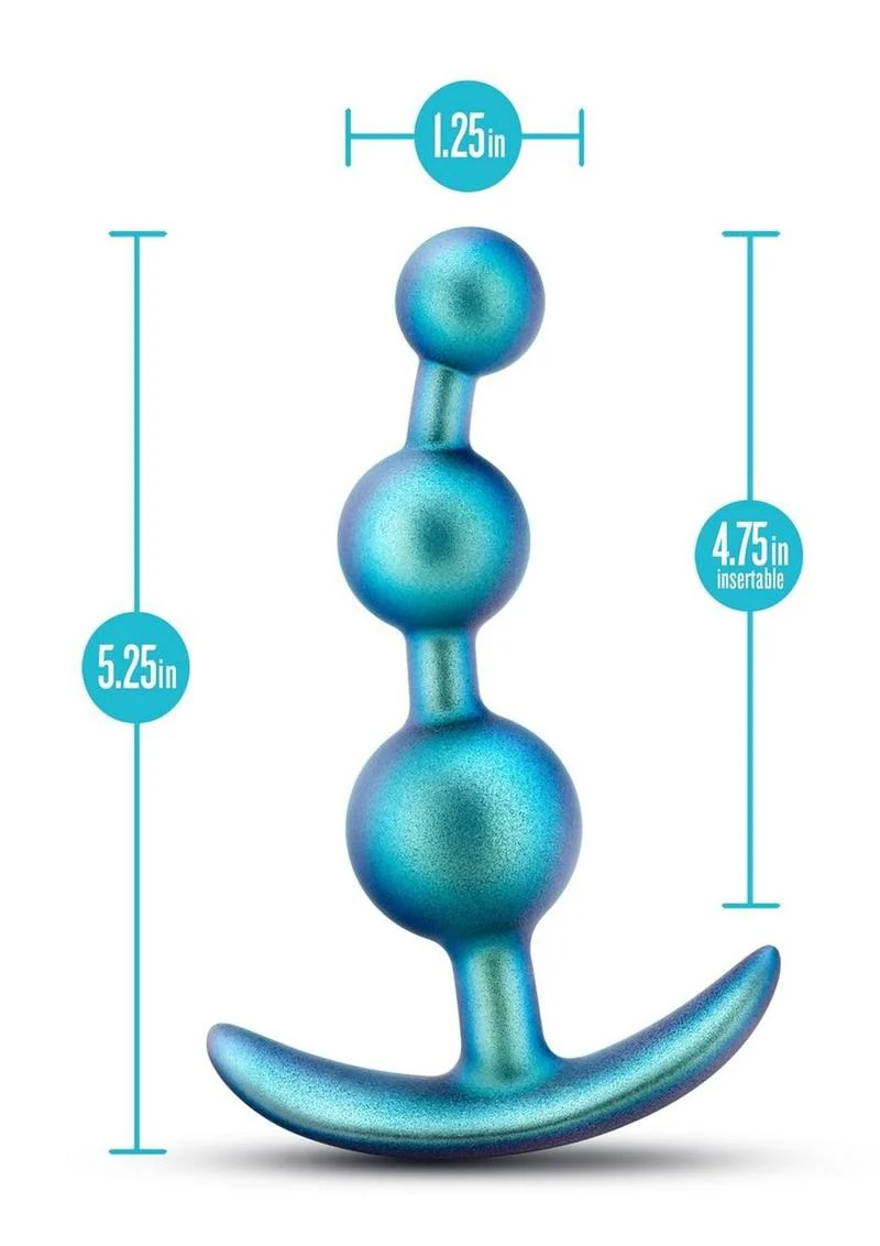 Anal Adventures Matrix Gamma Plug Silicone Anal Plug - Neptune - Image 2