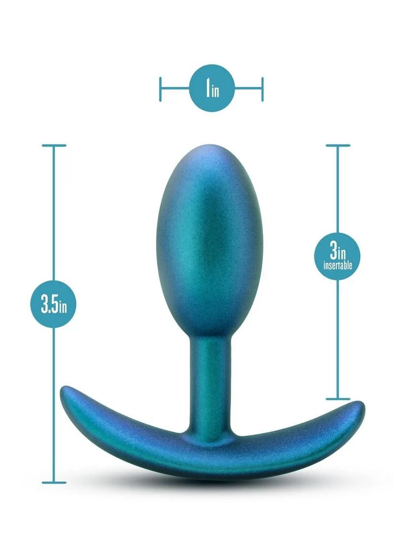 Anal Adventures Matrix Nebula Plug Silicone Anal Plug - Lunar - Image 2