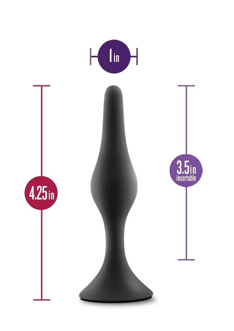 Anal Adventures Platinum Silicone Beginner Plug - Image 6