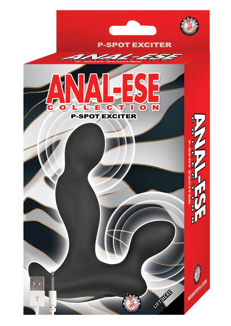 Anal-Ese Collection Rechargeable Silicone P-Spot Prostate Stimulator - Image 2