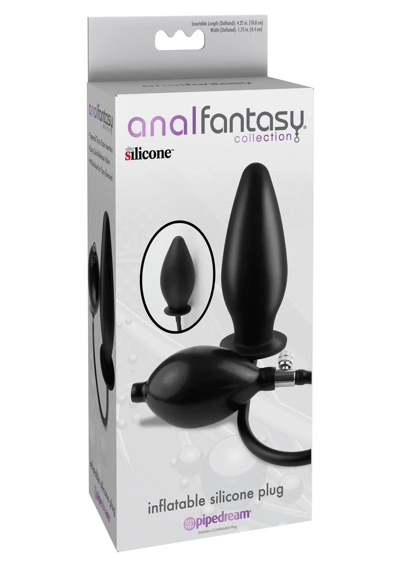 Anal Fantasy Collection Inflatable Silicone Plug - Image 3