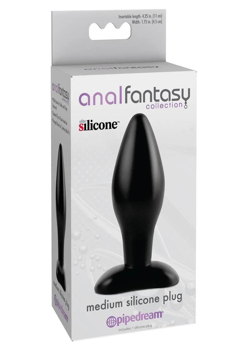 Anal Fantasy Collection Medium Silicone Plug Kit - Image 3