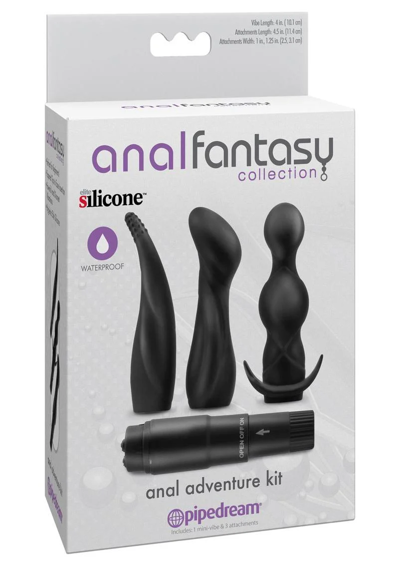 Anal Fantasy Collection Silicone Anal Adventure Kit Waterproof