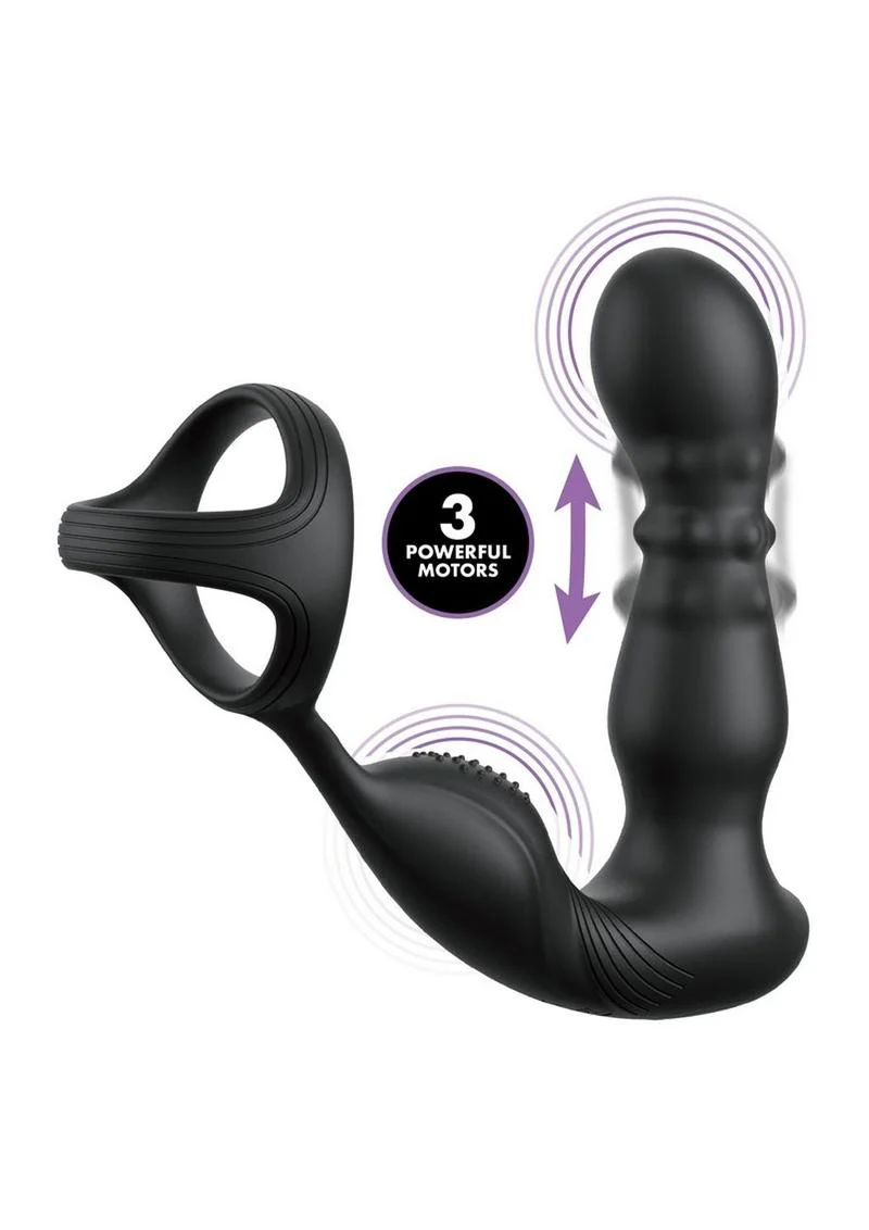 Anal Fantasy Elite Ass-Gasm Side and Glide Rechargeable Silicone Prostate Stimulator - Image 3