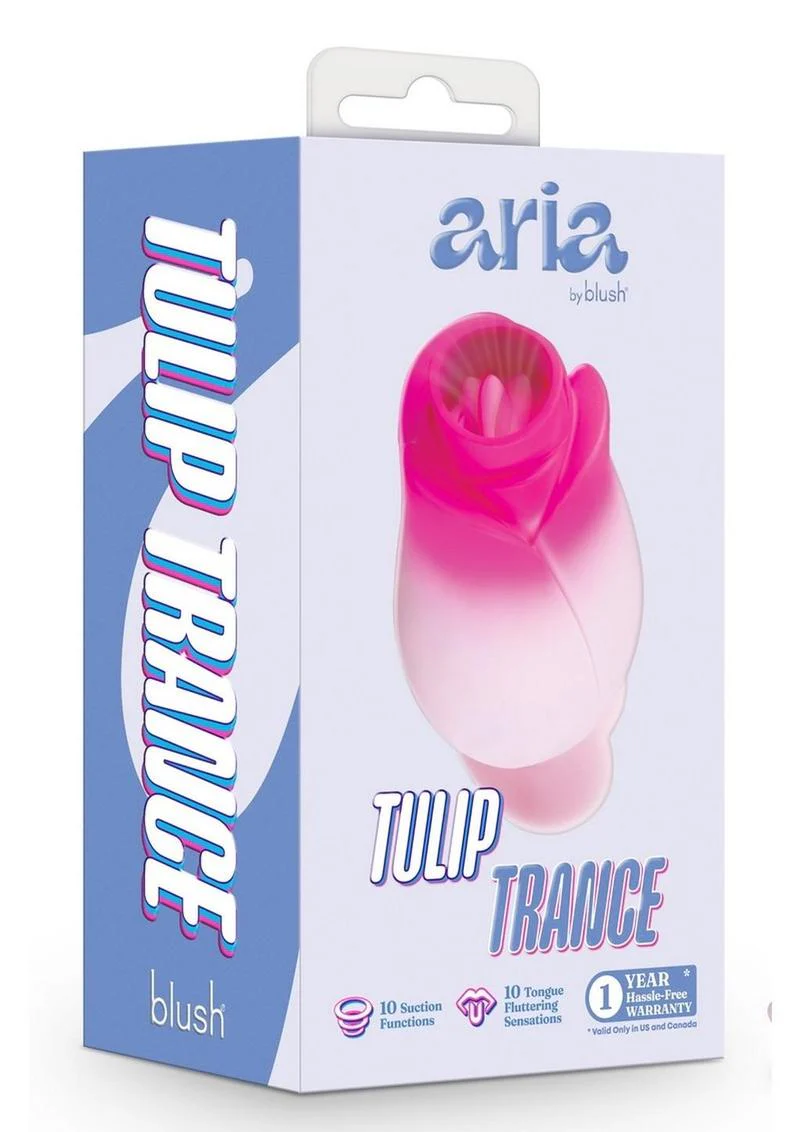 Aria Tulip Trance Rechargeable Silicone Clitoral Stimulator - Image 2