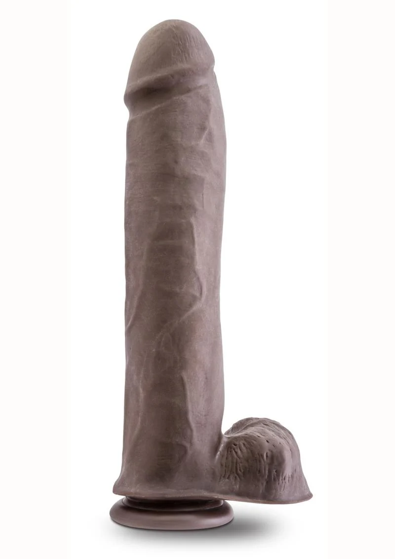 Au Naturel Big John Sensa Feel Dual Density Dildo with Balls - Image 3