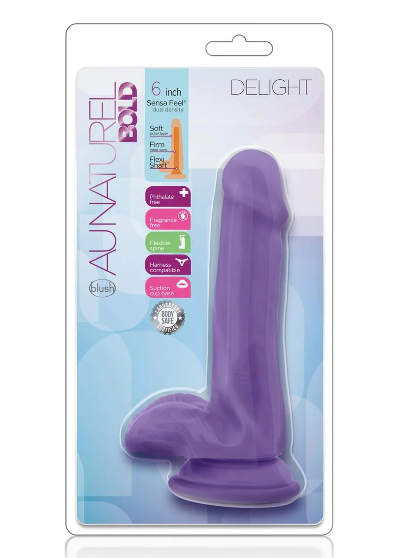 Au Naturel Bold Delight Dildo with Suction Cup - Image 5