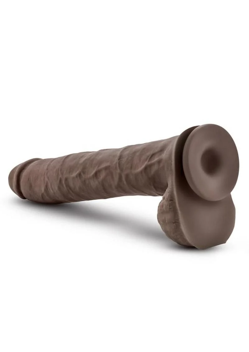 Au Naturel Daddy Sensa Feel Dual Density Dildo with Balls - Image 5
