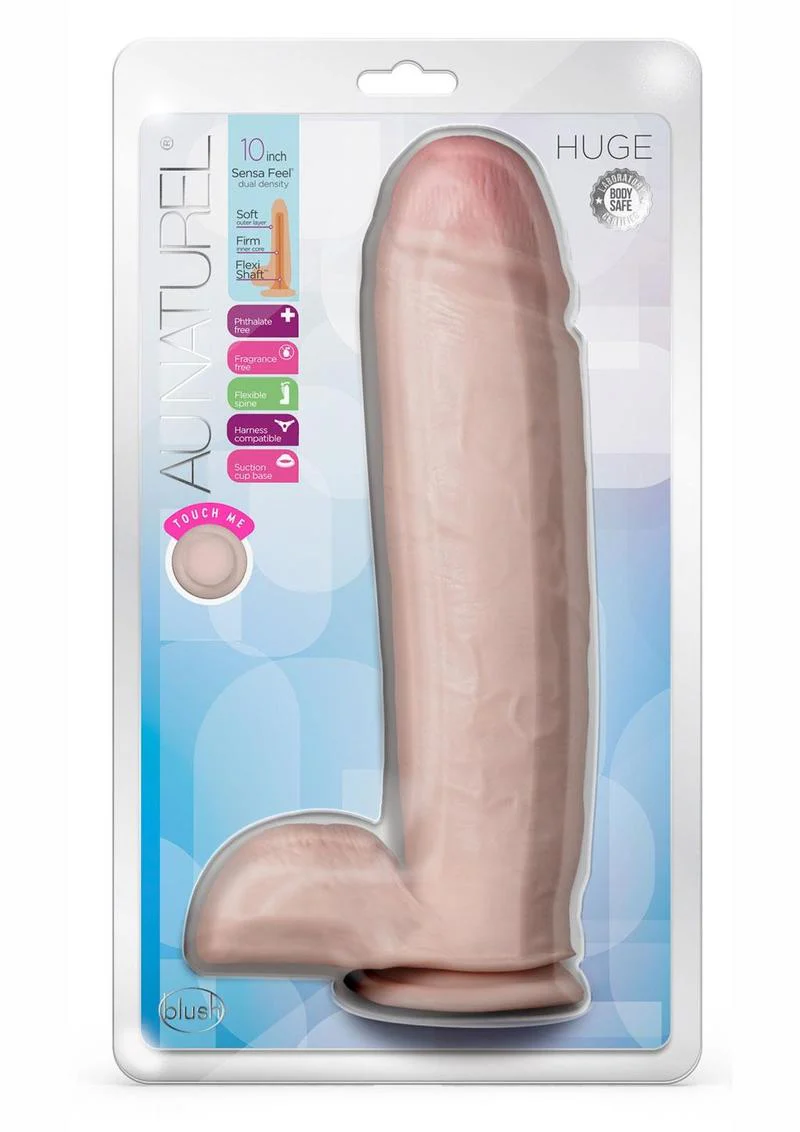 Au Naturel Huge Sensa Feel Dildo with Suction Cup - Image 10