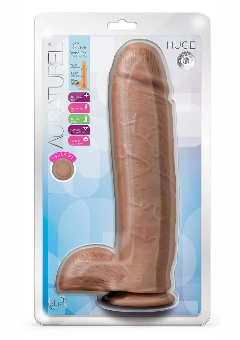 Au Naturel Huge Sensa Feel Dildo with Suction Cup - Image 8