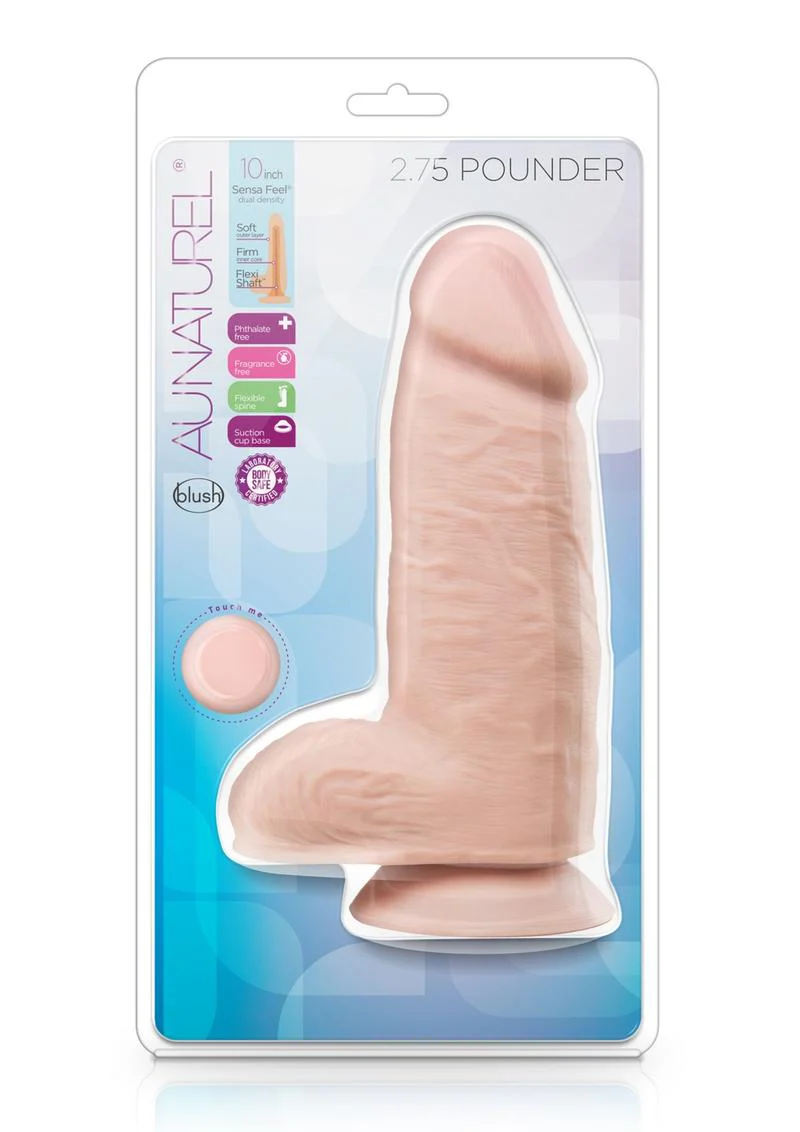 Au Naturel Pounder Dildo with Suction Cup - Image 3