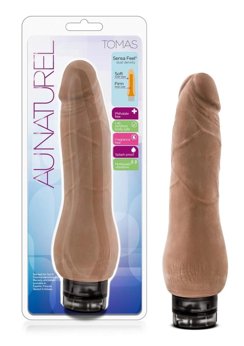 Au Naturel Tomas Vibrating Dildo - Image 3