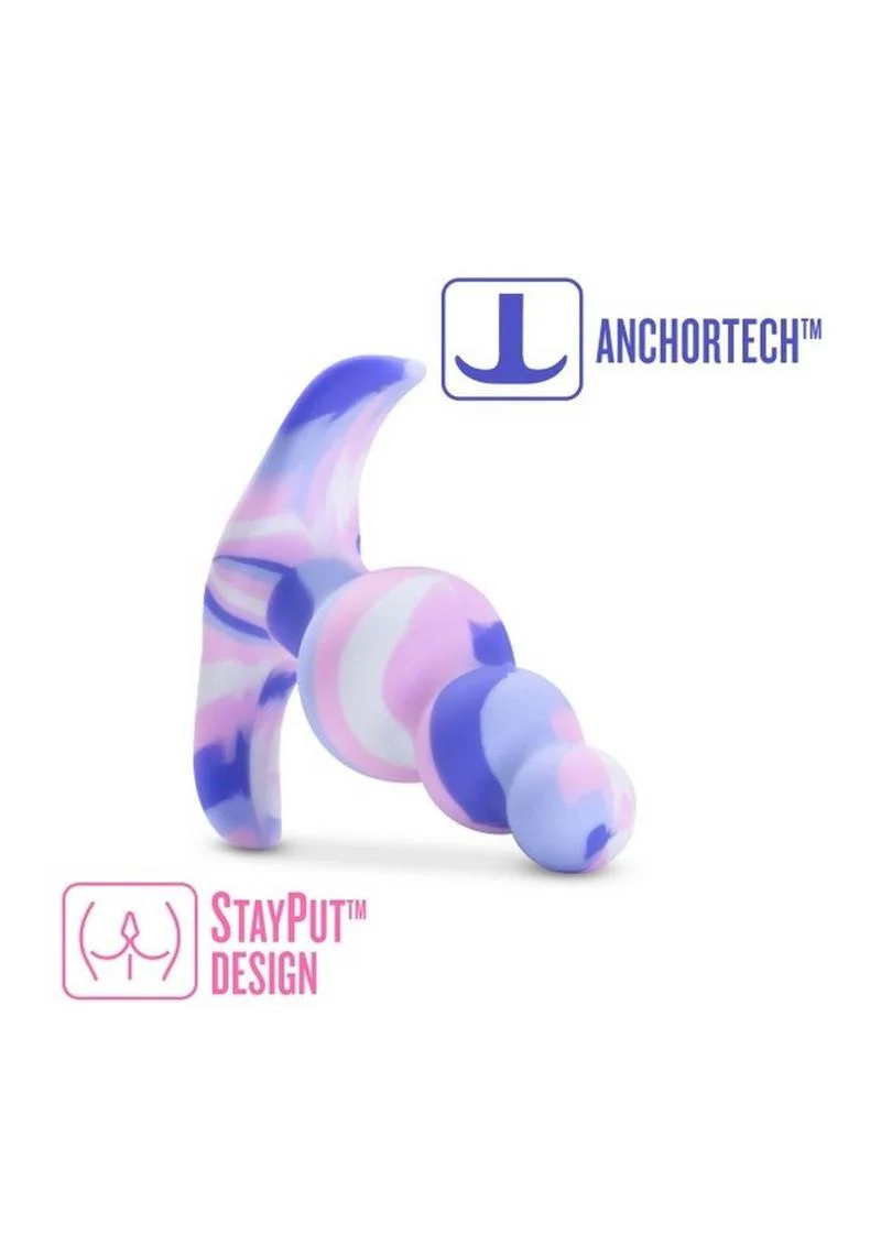 Avant Twilight Blue Silicone Anal Plug - Image 3
