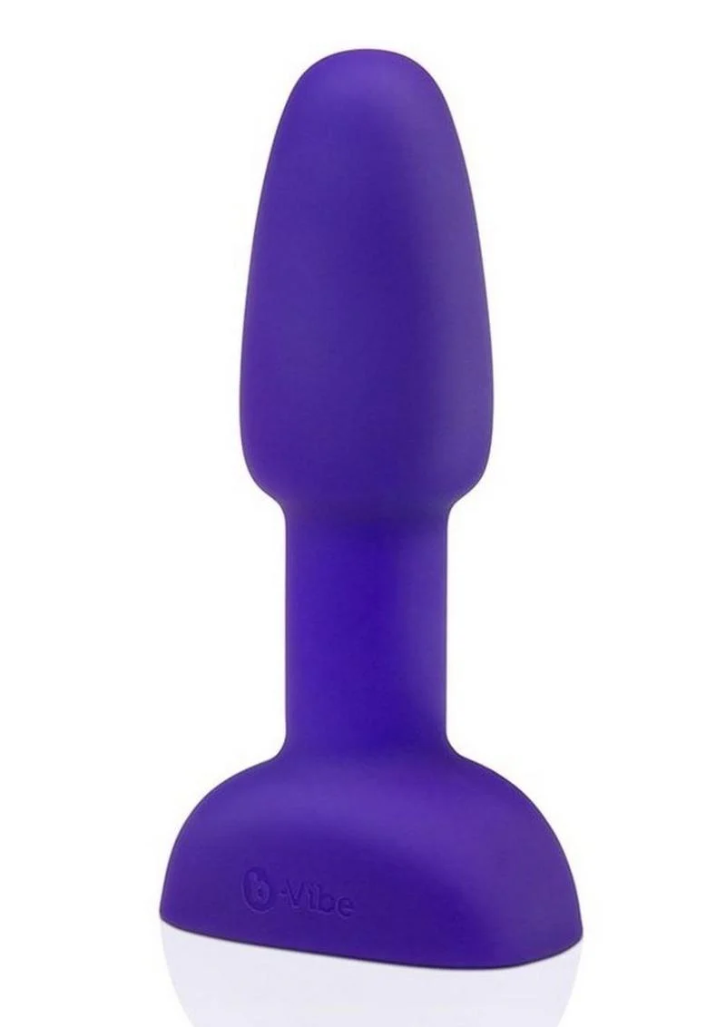 B-Vibe Rimming Petite Rechargeable Silicone Anal Plug with Remote Control - Image 6