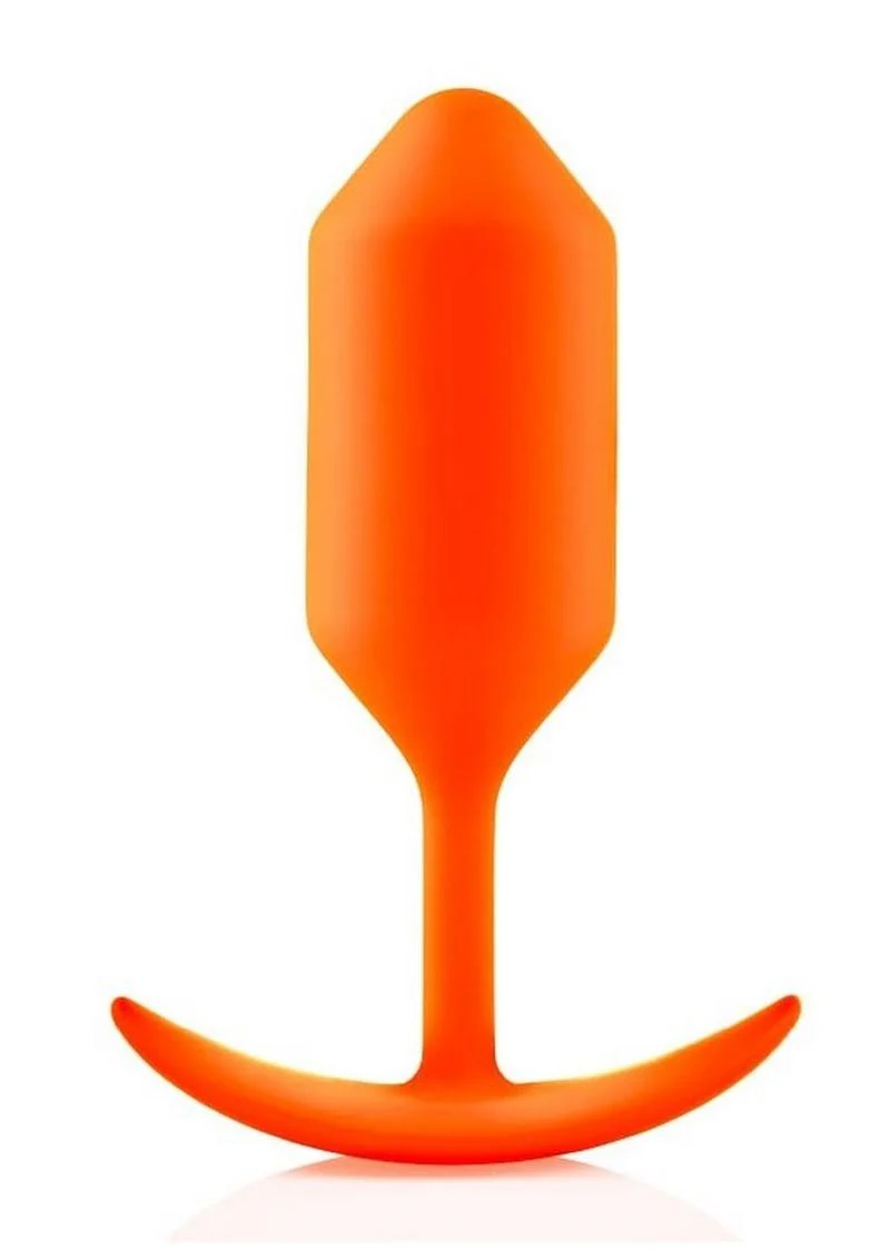 B-Vibe Snug Plug 3 Silicone Weighted Anal Plug - Image 6