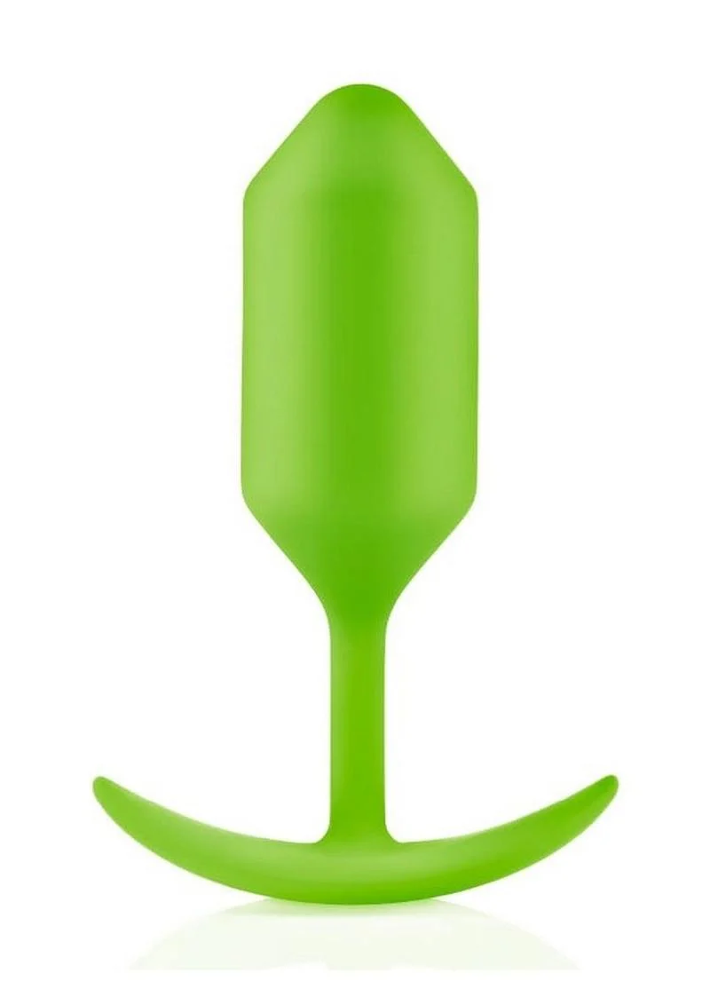 B-Vibe Snug Plug 3 Silicone Weighted Anal Plug - Image 9