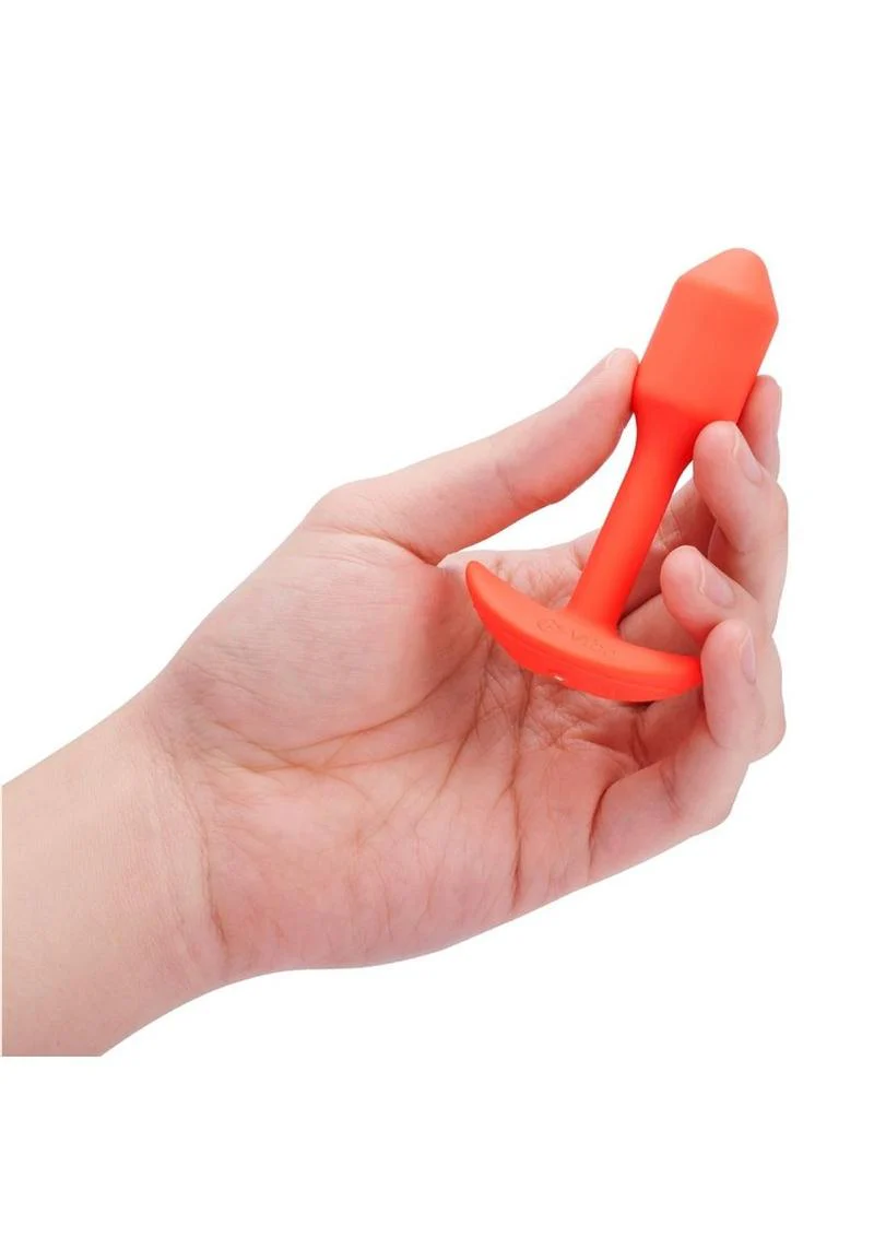 B-Vibe Vibrating Snug Plug Rechargeable Silicone Anal Plug - Image 2