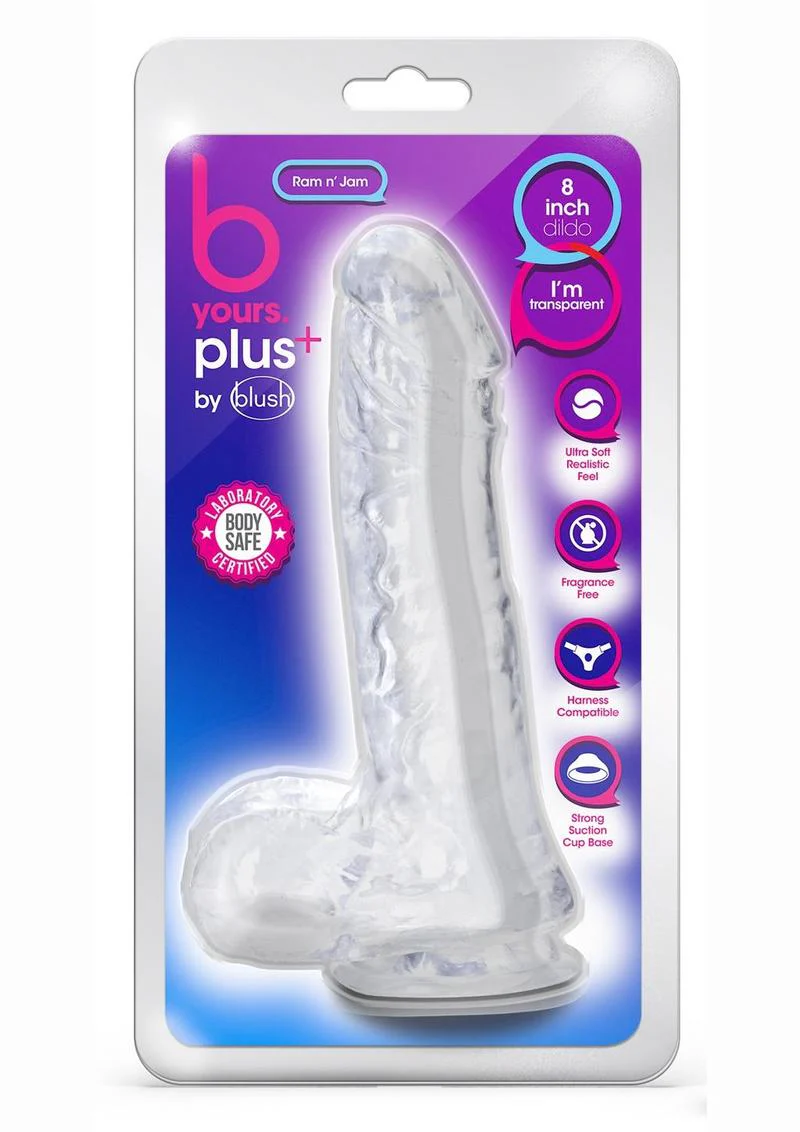 B Yours Plus Rock N' Roll Realistic Dildo with Balls - Image 18