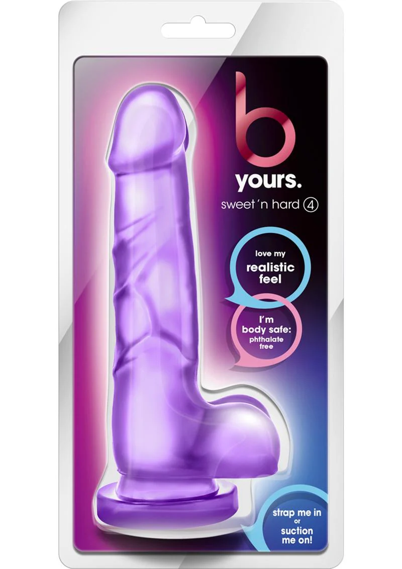 B Yours Sweet N' Hard 4 Dildo with Balls - Image 11