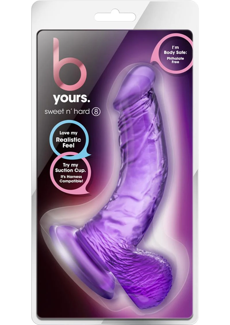 B Yours Sweet N' Hard 8 Dildo with Balls - Image 11