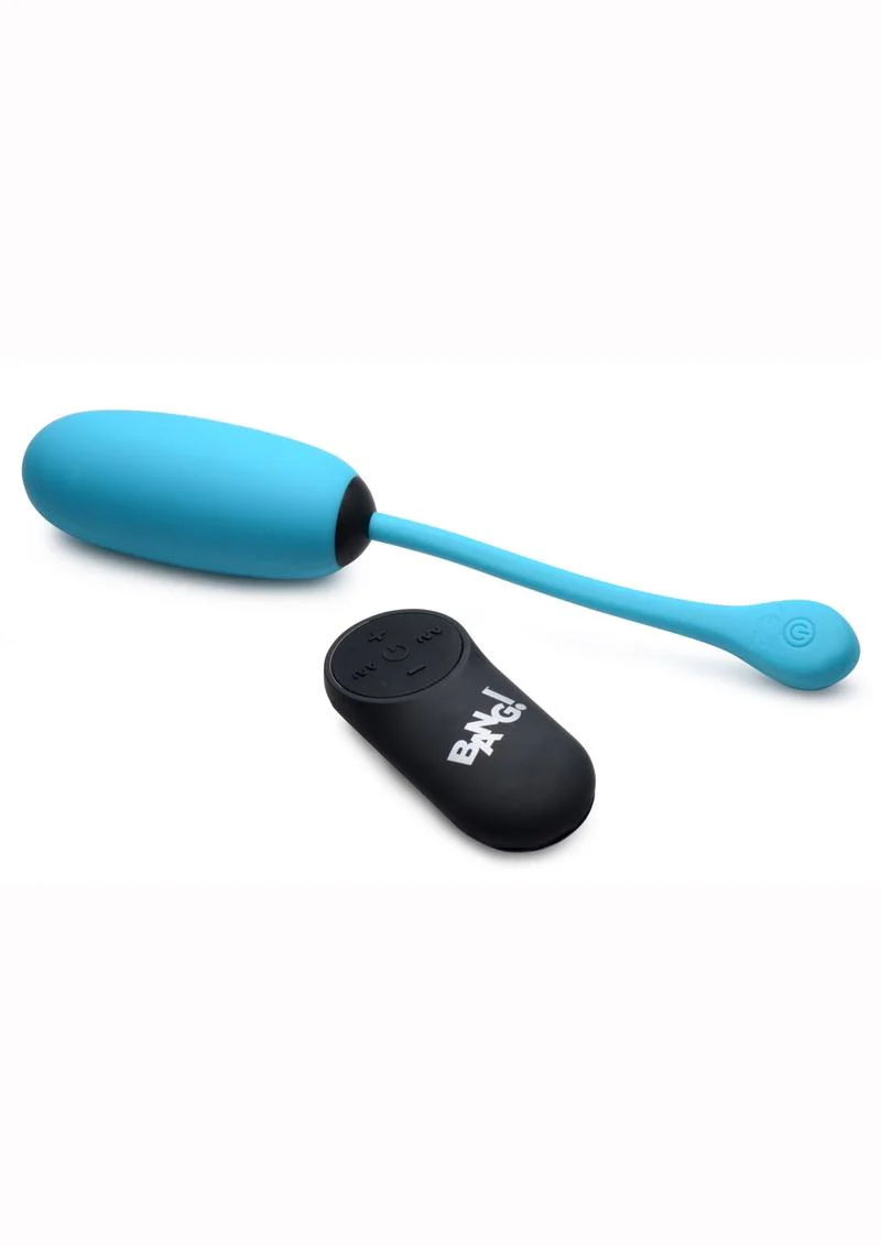Bang! 28x Plush Silicone Rechargeable Egg with Remote Control - Image 7