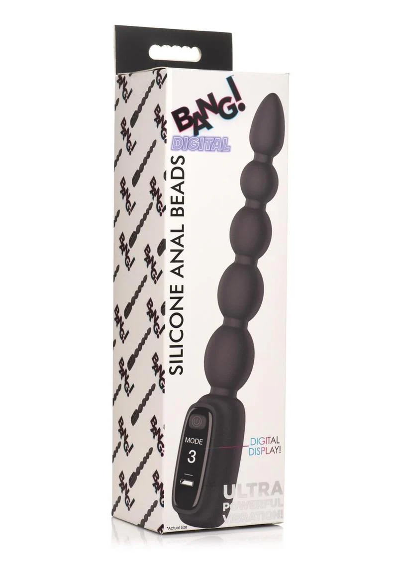 Bang! Digital Rechargeable Silicone Anal Beads - Image 2