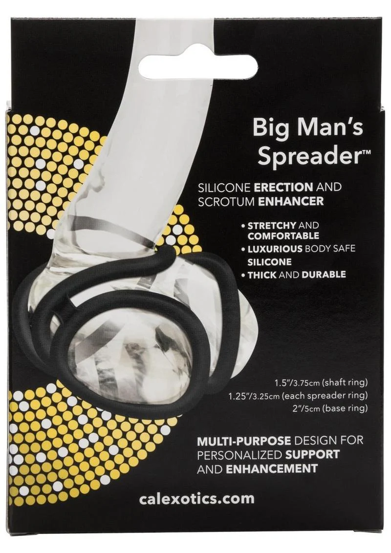 Big Man's Spreader Silicone Cock Ring - Image 4