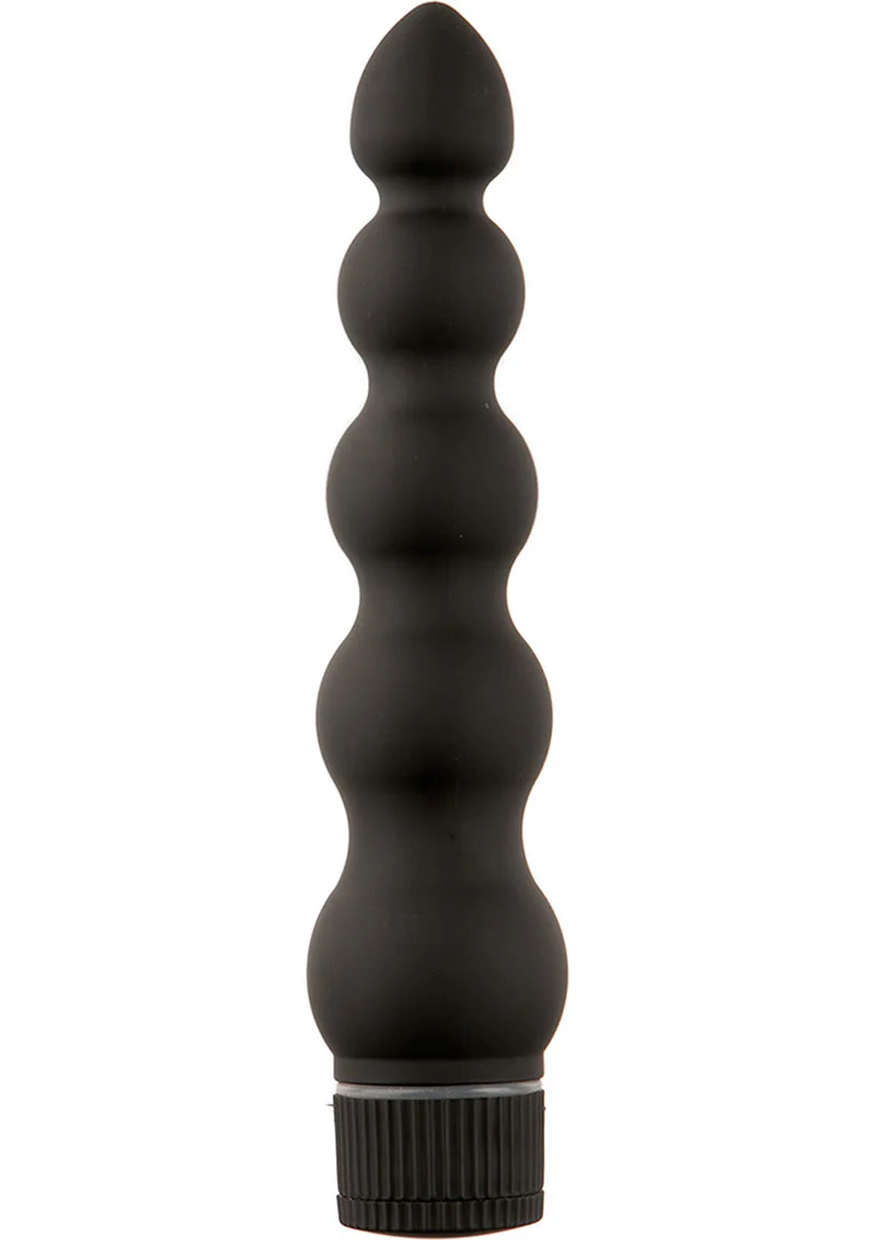 Black Magic Ribbed Waterproof Vibrator - Image 2