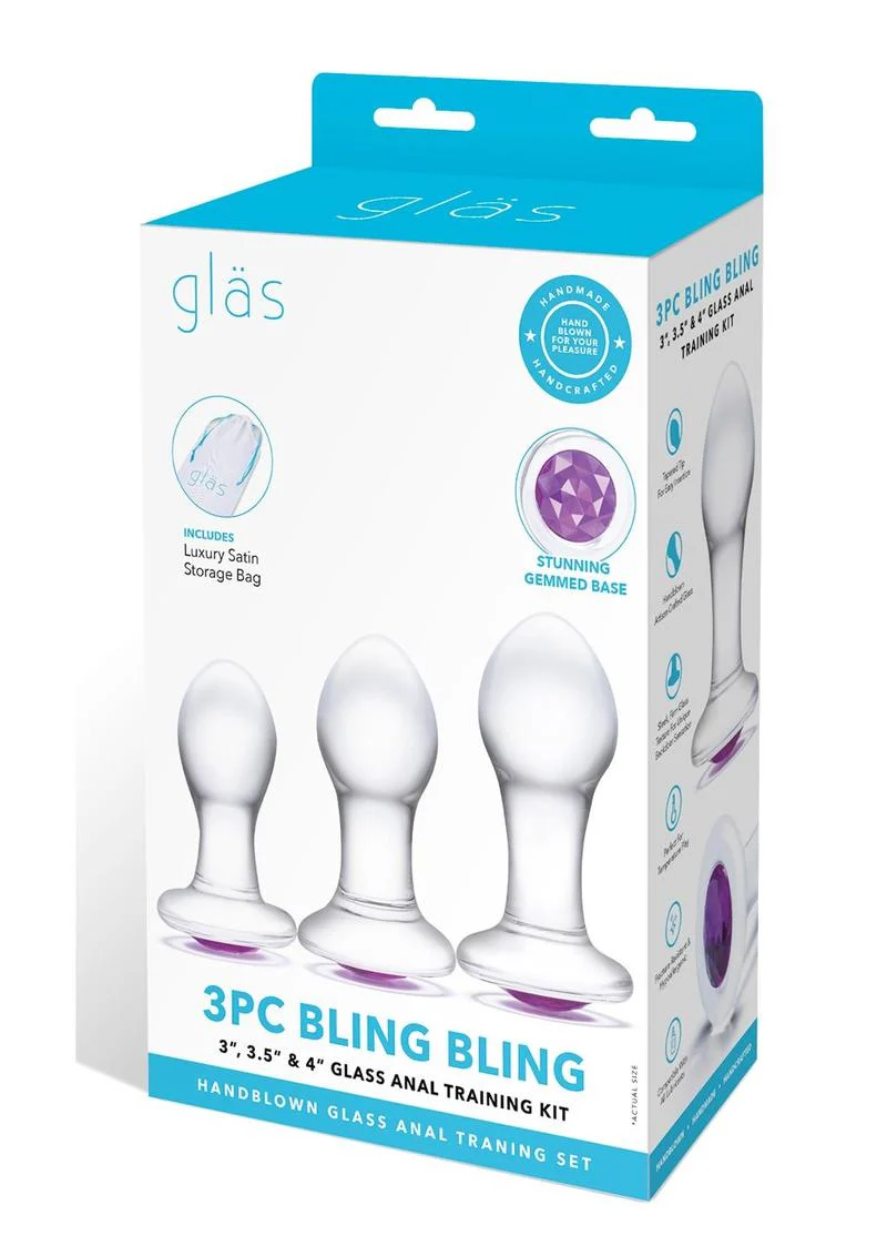 Bling Bling Glass Anal Training Kit - Image 4