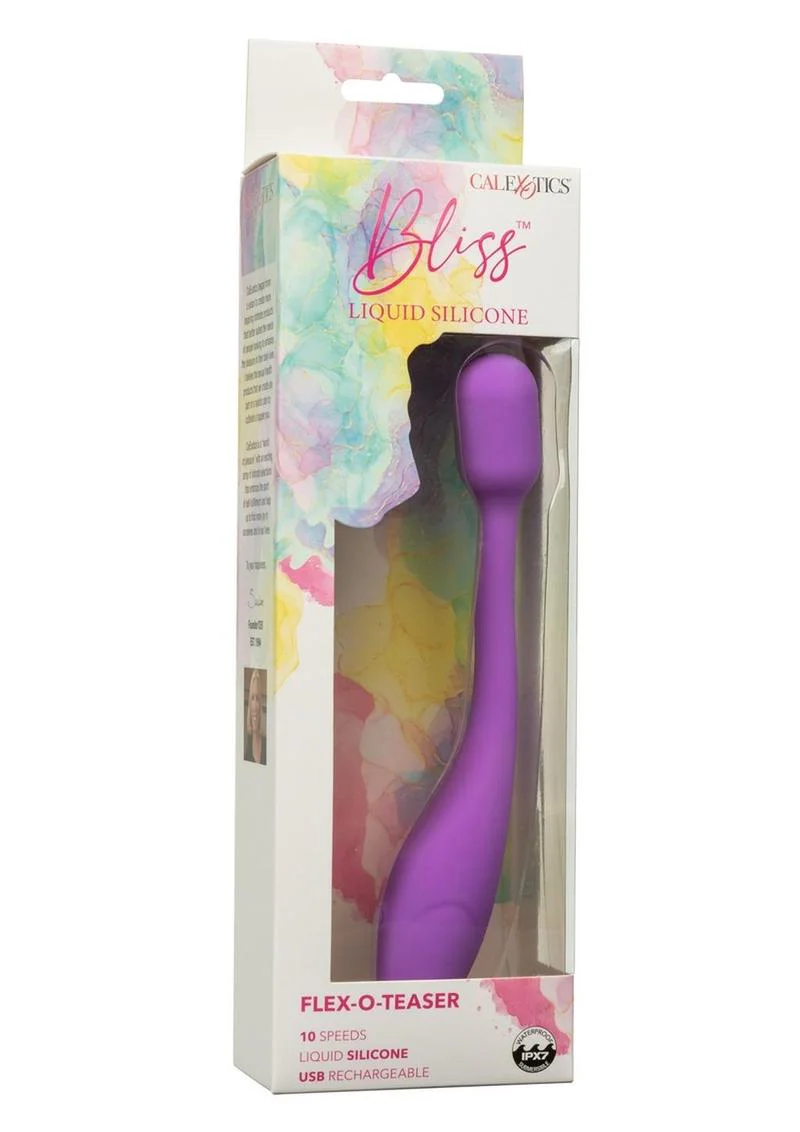 Bliss Liquid Silicone Flex-O-Teaser Rechargeable Clitoral Stimulator - Image 4