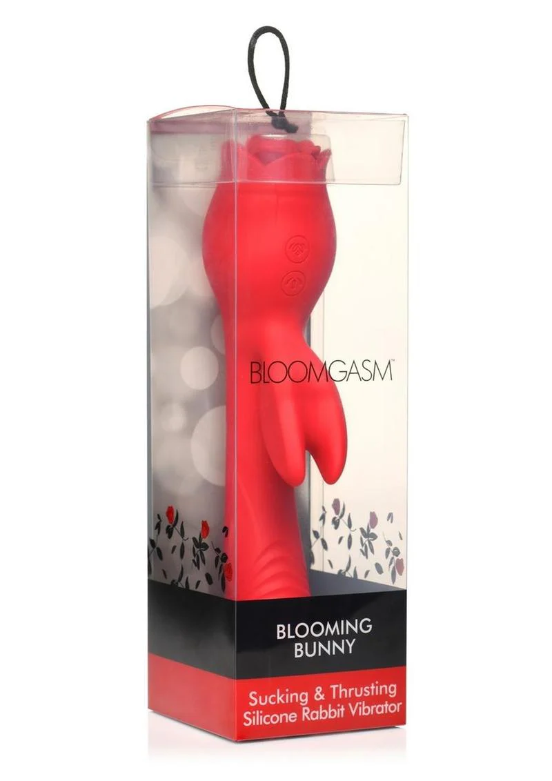 Bloomgasm Blooming Bunny Sucking and Thrusting Silicone Rechargeable Rabbit Vibrator - Image 2