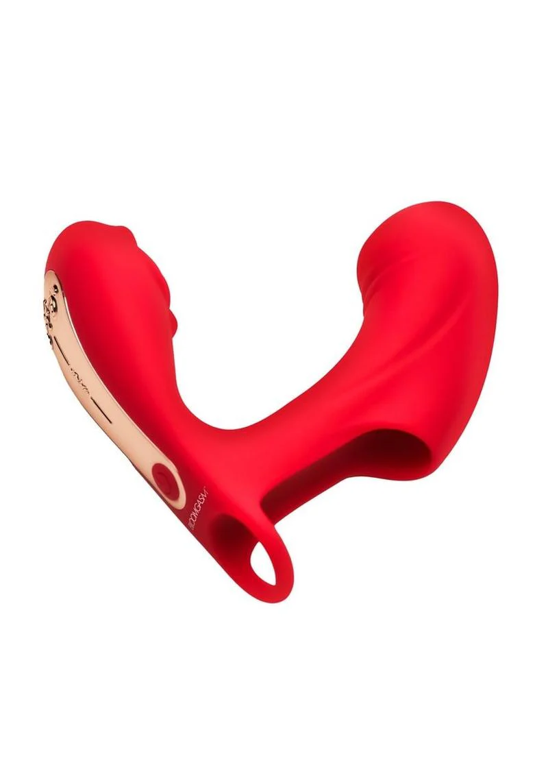 Bloomgasm Rose Touch Pulsing Rechargeable Silicone Finger Vibrator - Image 3