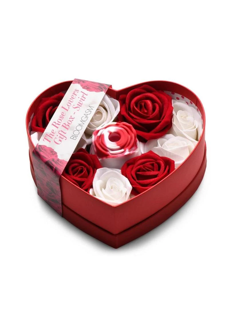 Bloomgasm The Rose Lover's Gift Box - Red/White Swirl - Image 2