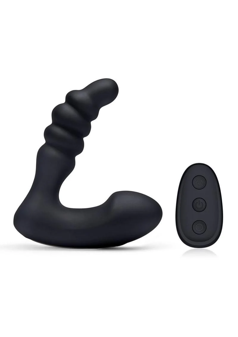 Blue Line Prodder Silicone Rechargeable Sphincter Training Remote Controlled Prostate Stimulator - Image 2