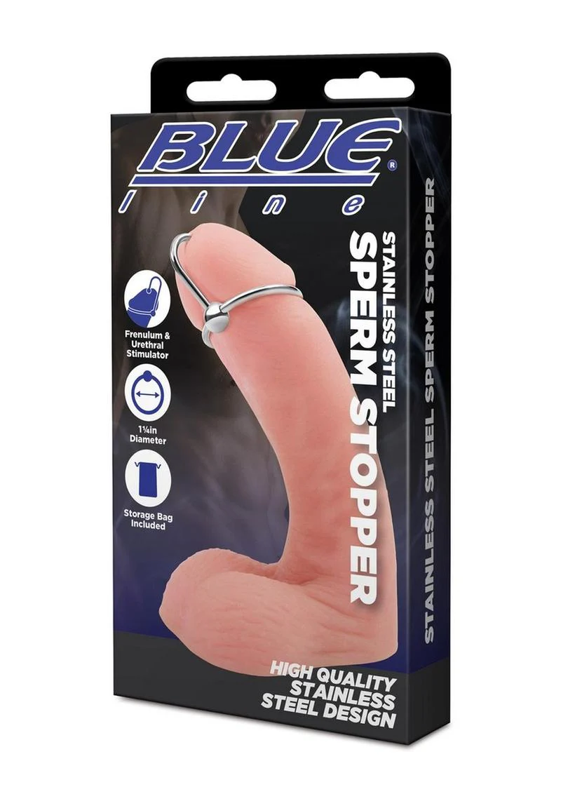 Blue Line Stainless Steel Sperm Stopper - Image 3