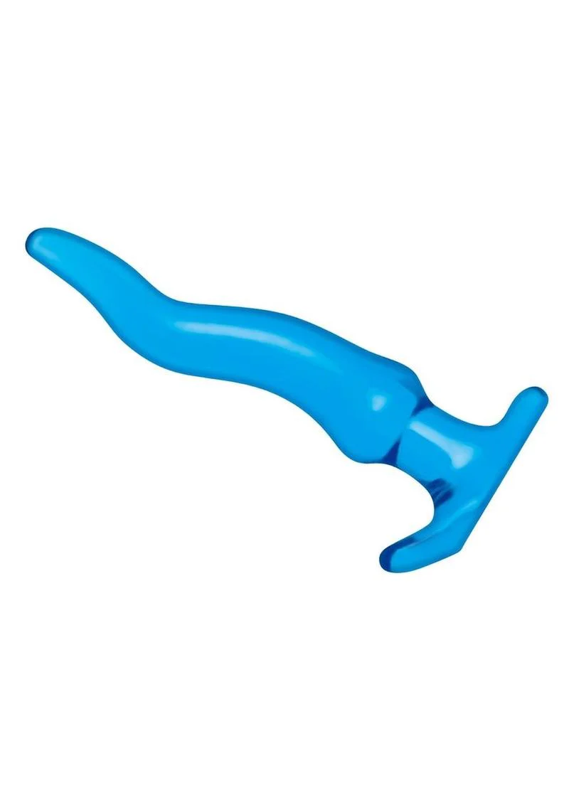 Blue Line Wavy Butt Plug - Image 3