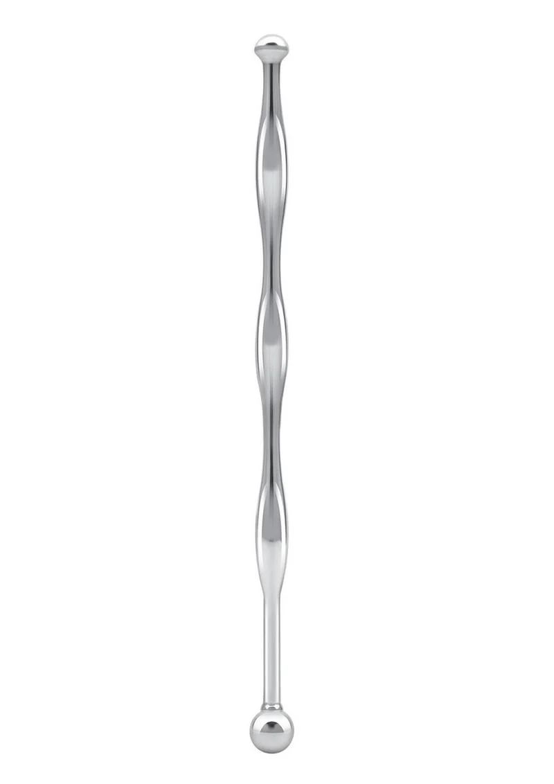Blue Line Wavy Urethral Sound 6in - Stainless - Image 3