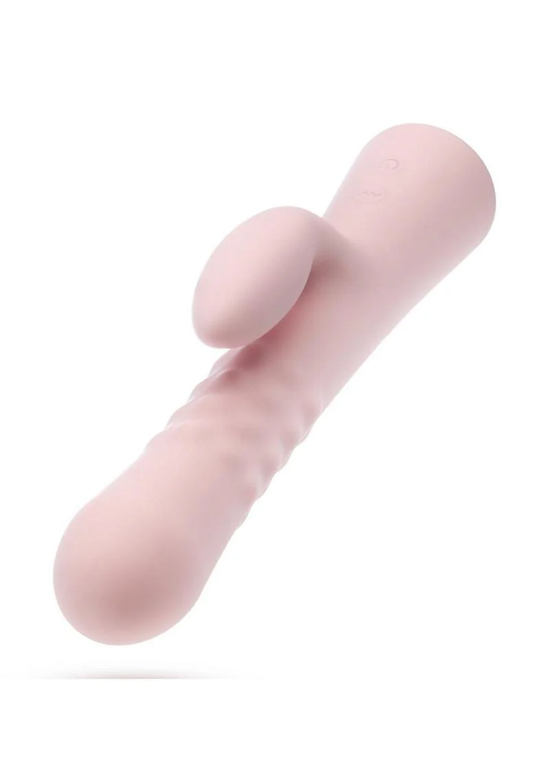 Blush Jaymie Rechargeable Silicone Rabbit Vibrator - Image 4