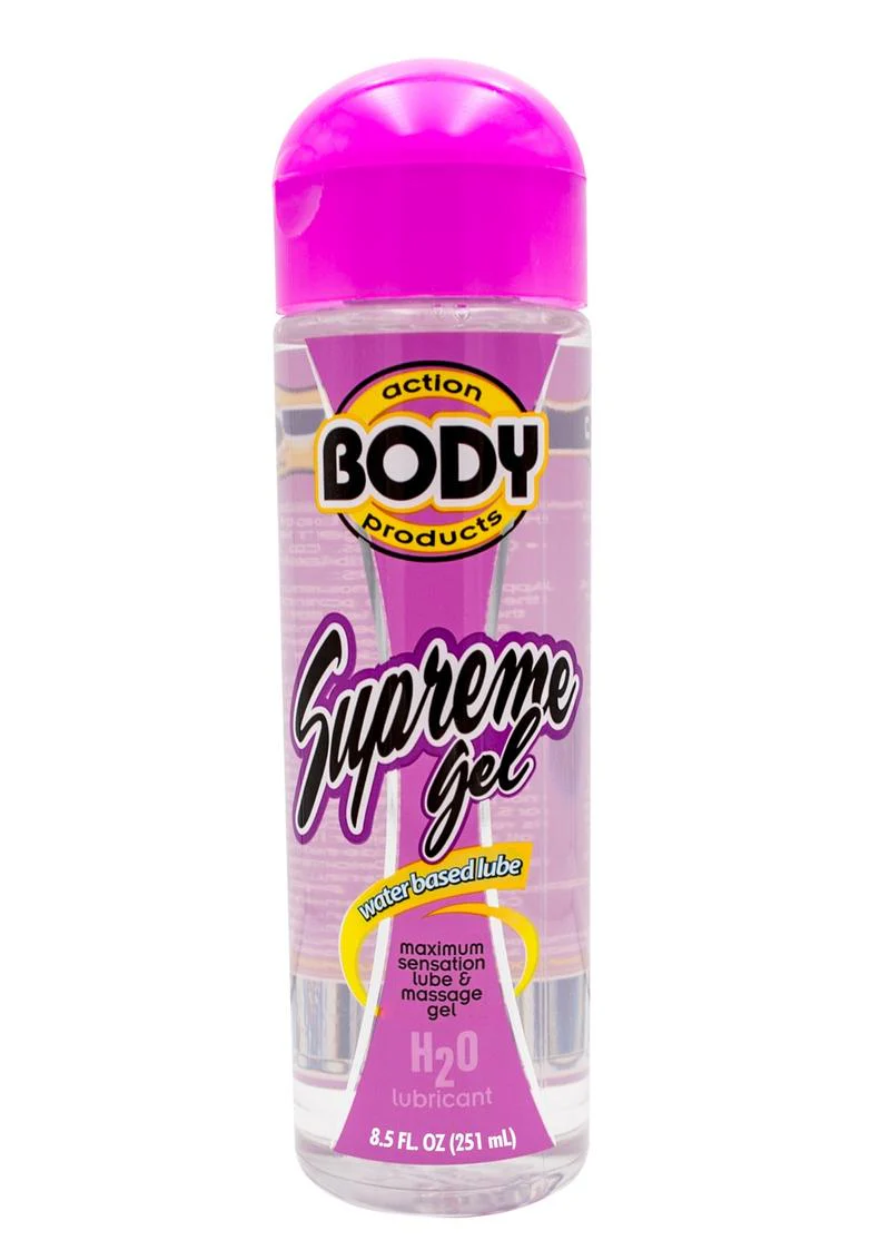 Body Action Supreme Gel Water Based Lubricant - Image 4