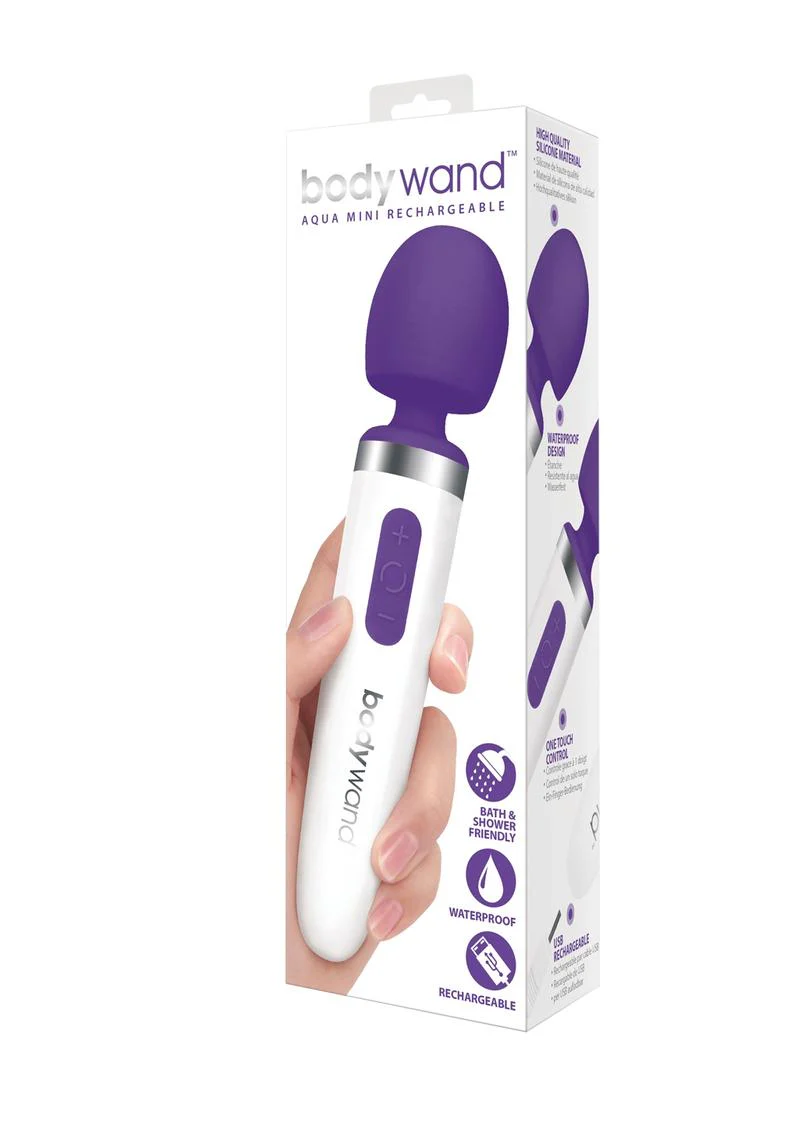 Bodywand Aqua Mini Rechargeable Silicone Wand Massager