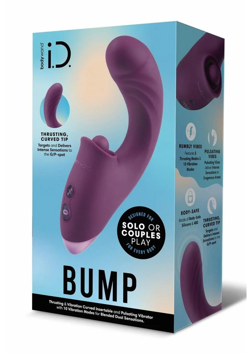 Bodywand I.d. Bump Rechargeable Silicone Dual Stimulating Vibrator - Image 2