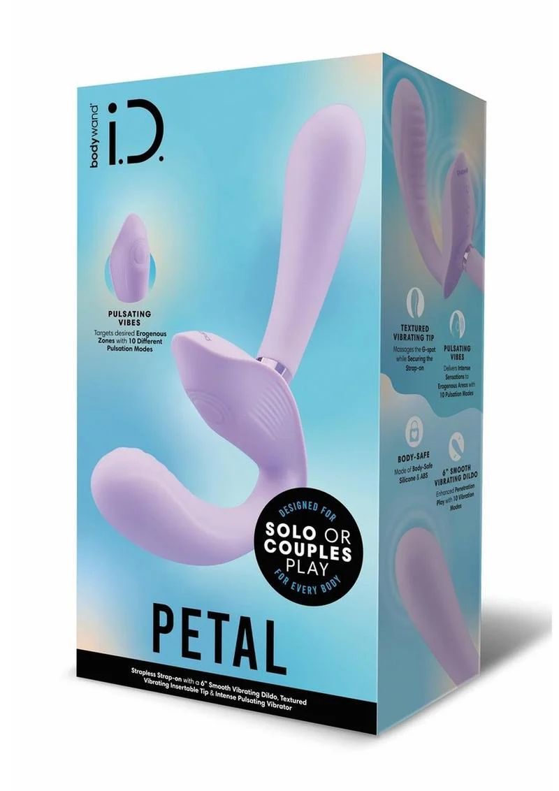 Bodywand I.d. Petal Rechargeable Silicone Strapless Strap-On - Image 2