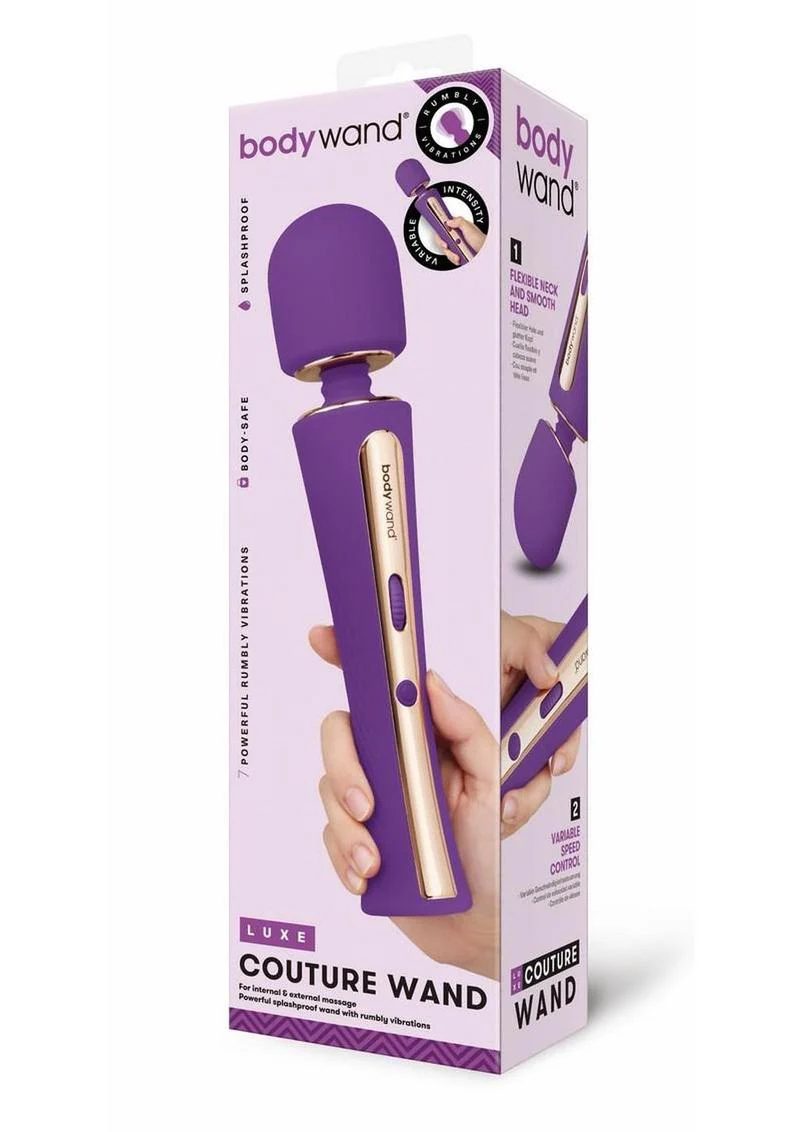 Bodywand Luxe Couture Silicone Rechargeable Massager - Image 2