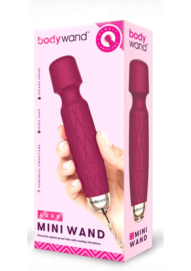 Bodywand Luxe Mini Wand Rechargeable Silicone Wand Massager - Image 4